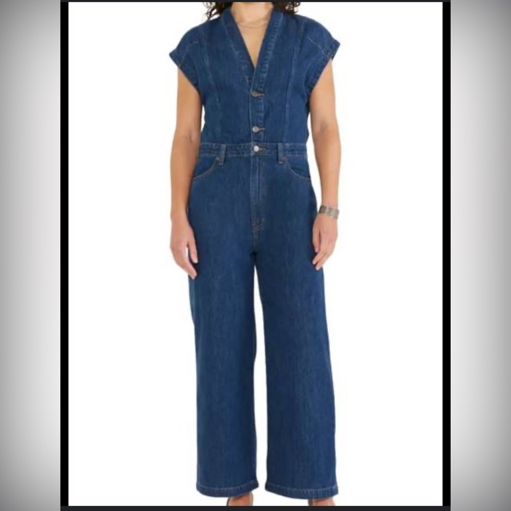 Etica Blue Jumpsuit Classic Style